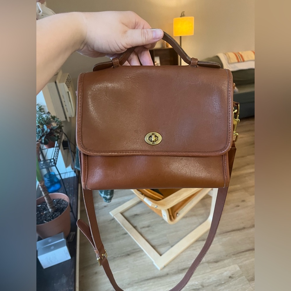 Coach Court bag - British Tan